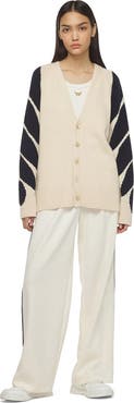 MCM Intarsia Laurel Cardigan