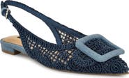 Nine West Jasser Pointed Toe Slingback Flat