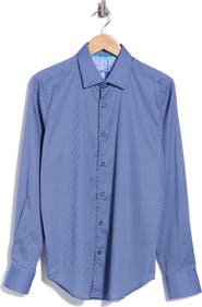 Robert Graham Cortland Long Sleeve Stretch Cotton Shirt