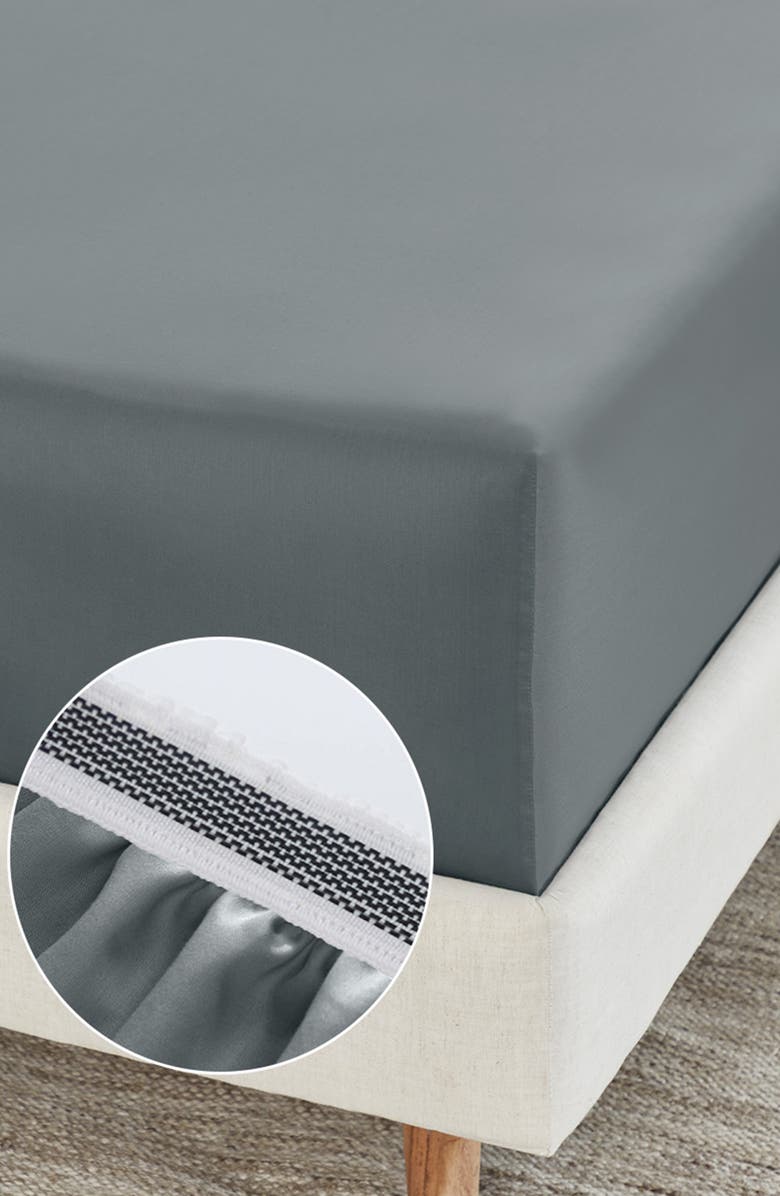 CALIFORNIA DESIGN DEN Signature Comfort 100% Egyptian Cotton Soft Sateen Sheet Set, Alternate, color, Grey