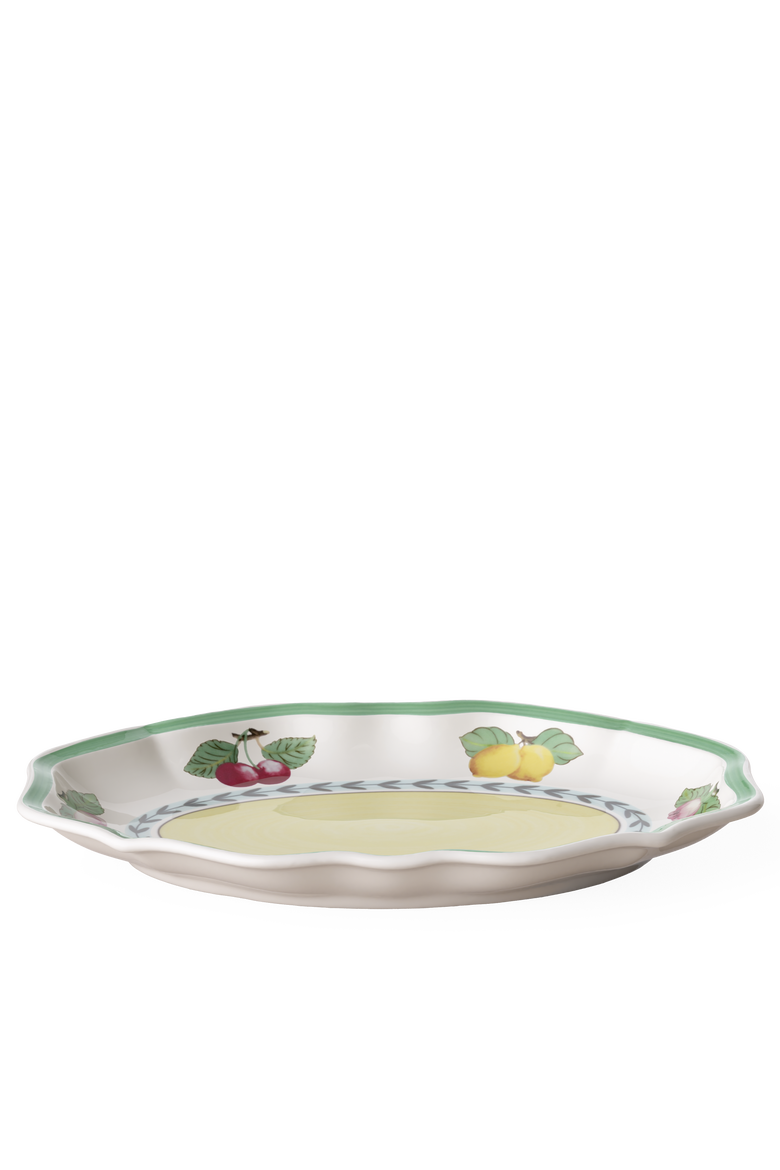 French Garden Fleurence Pickle Dish/Gravy Stand, Alternate, color, white