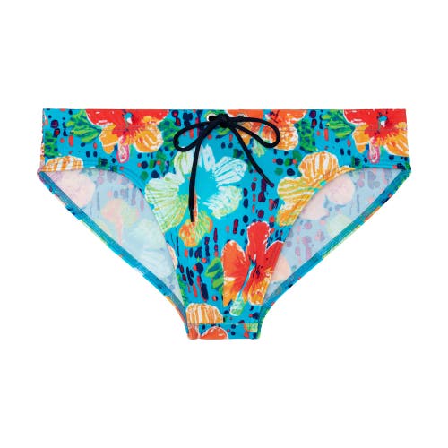 HOM Dino Mini Brief in Turquoise Print 