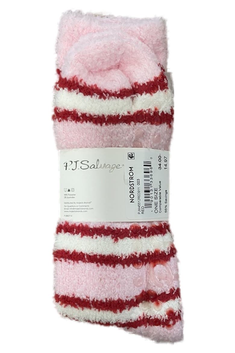 2-Pack Cozy Crew Socks, Alternate, color, RED
