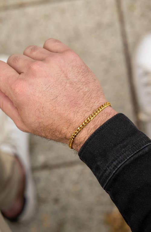 Vincero Curb Chain Bracelet In Gold