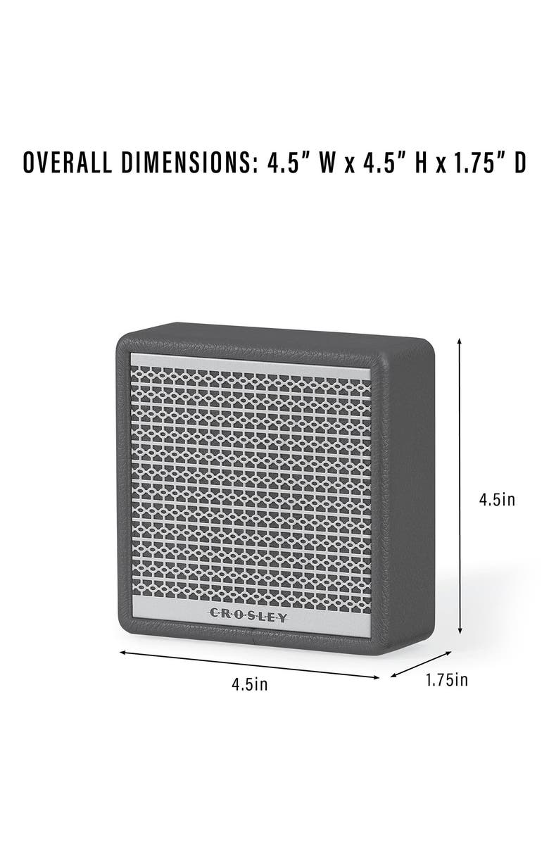 Crosley Radio Montero Mini Bluetooth<sup>®</sup> Portable Speaker, Alternate, color, Black