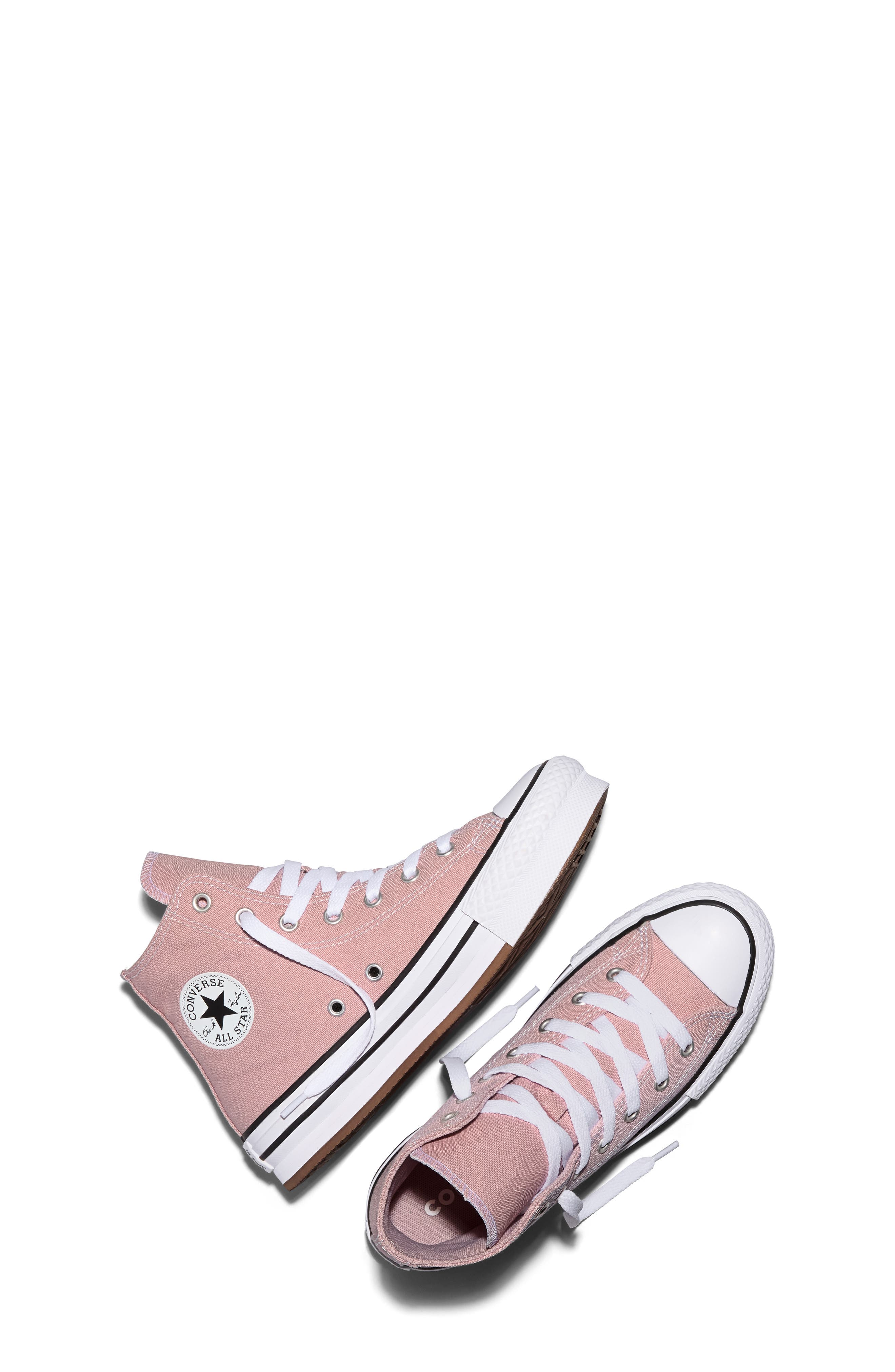 Kids' Chuck Taylor All Star Lift High Top Sneaker, Alternate, color, PETAL PIT/ WHITE/ BLACK