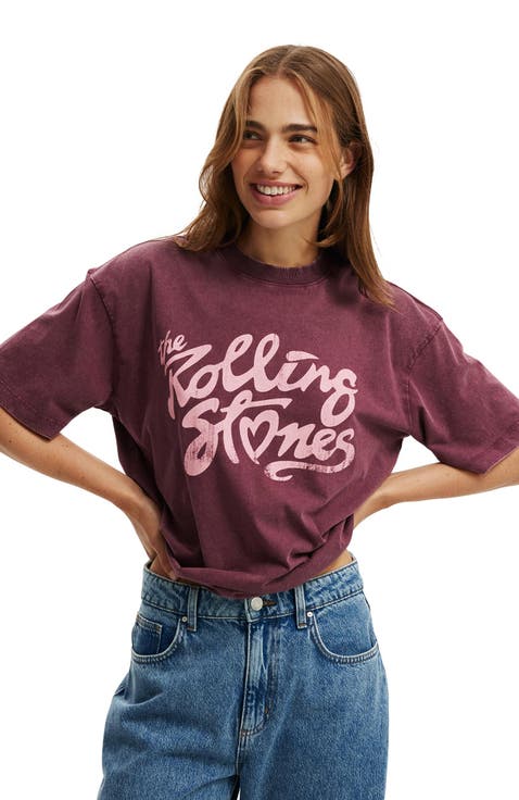 Women's The Lcn Music Boxy Graphic Tee