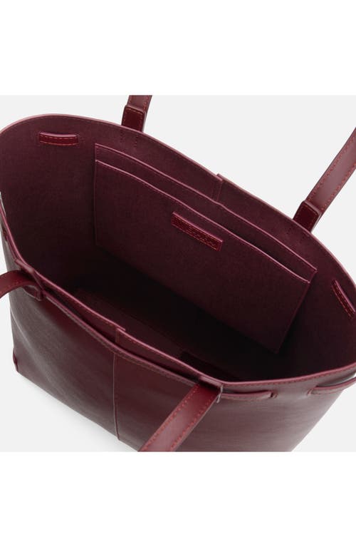 We-ar4 The Roxie Leather Tote In Burgundy