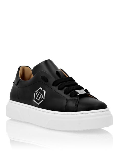 Leather Lo-Top Sneakers The Plein Original Boy