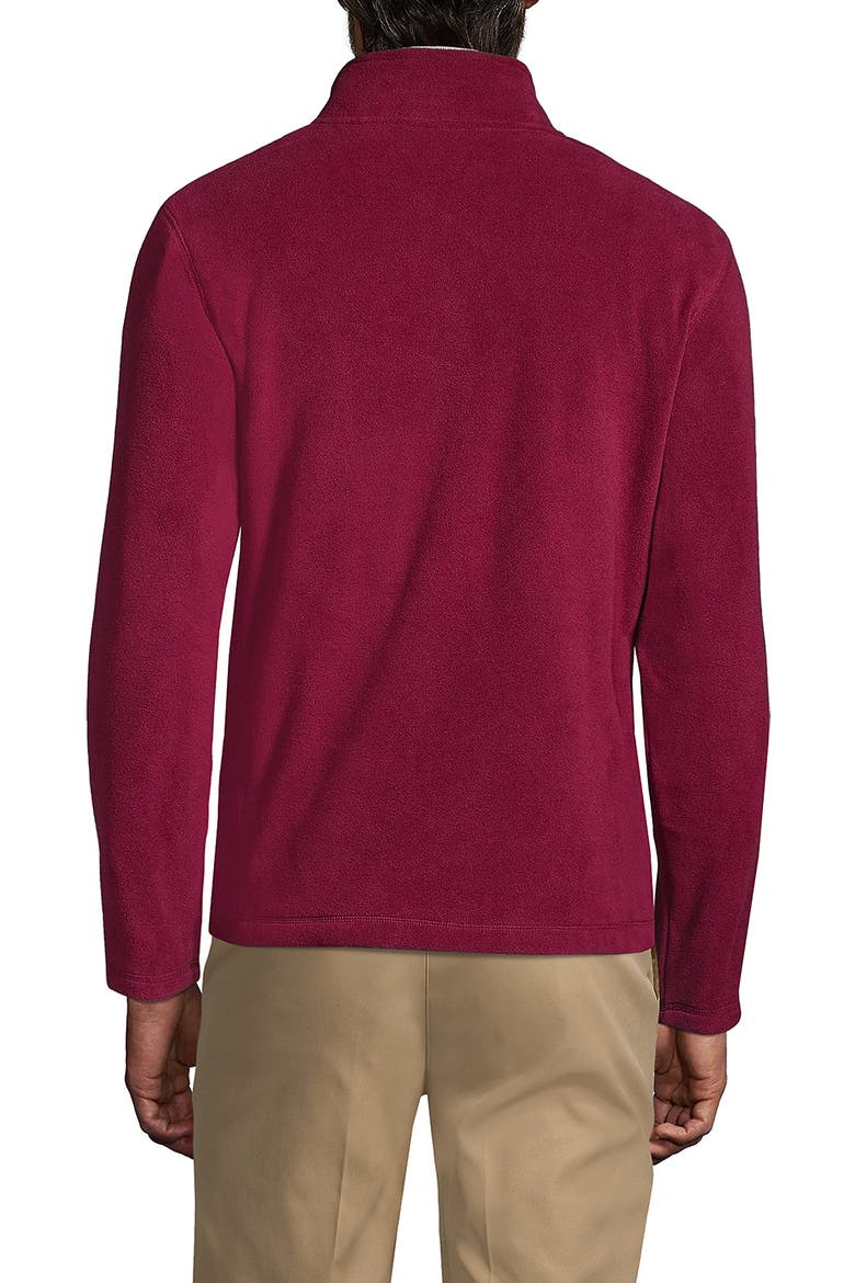 Full-Zip Mid-Weight Fleece Jacket, Alternate, color, Burgundy