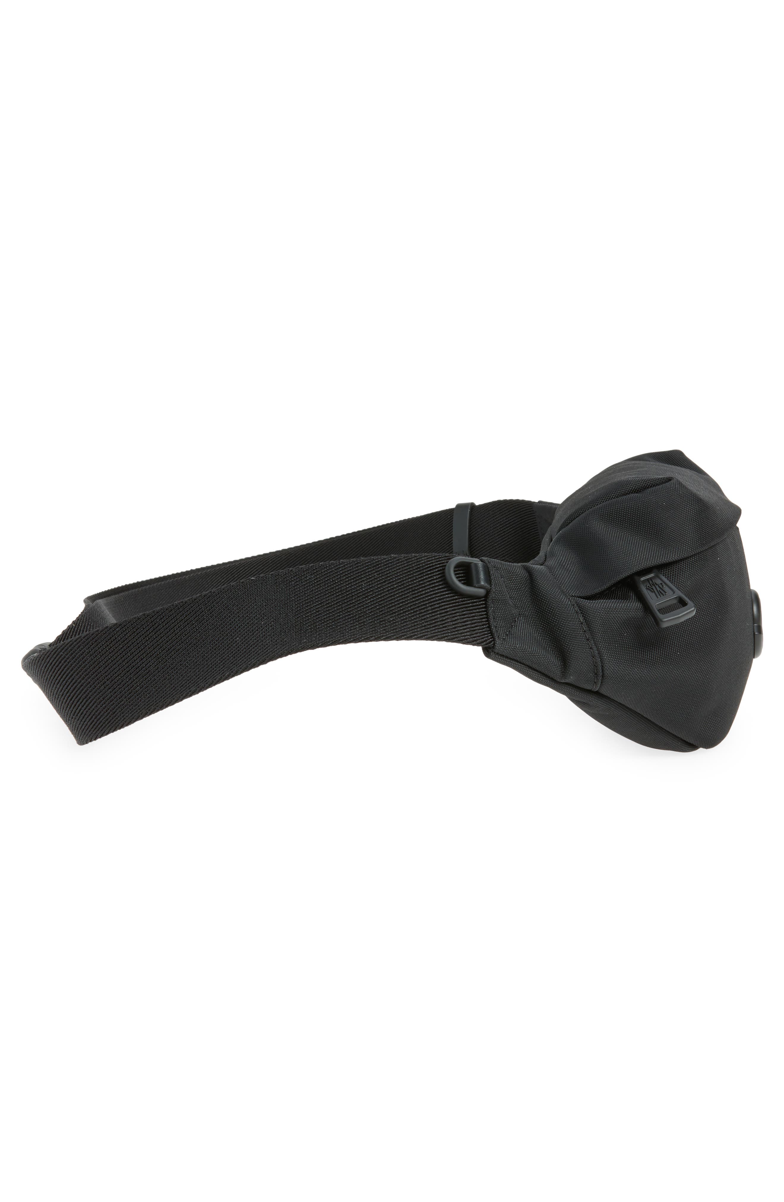 Small Durance Water Repellent Belt Bag, Alternate, color, BLACK/ BLACK/ BLACK