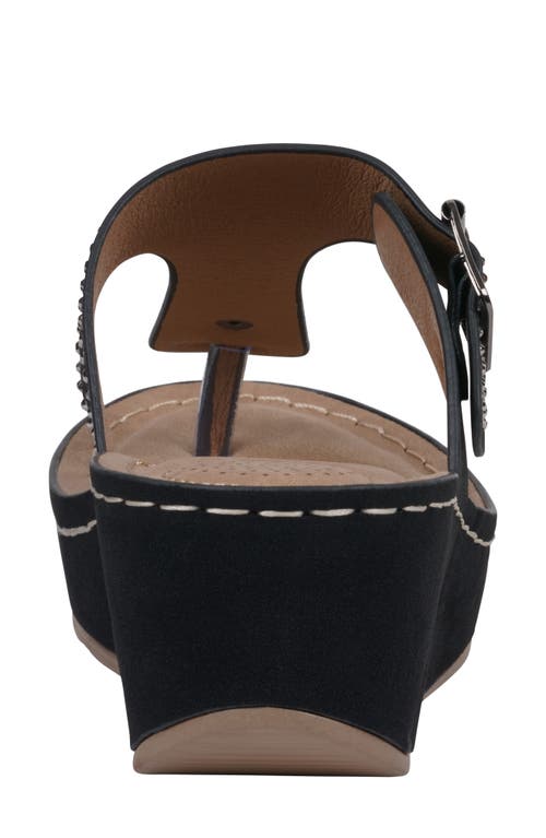 Gc Shoes Alani Wedge Sandal In Black
