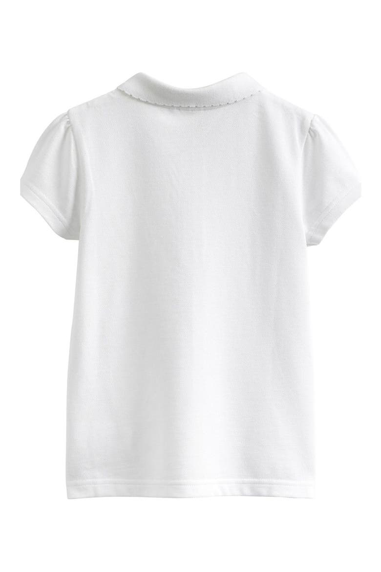 Kids' 5-Pack Short Sleeve Piqué Polos, Alternate, color, WHITE