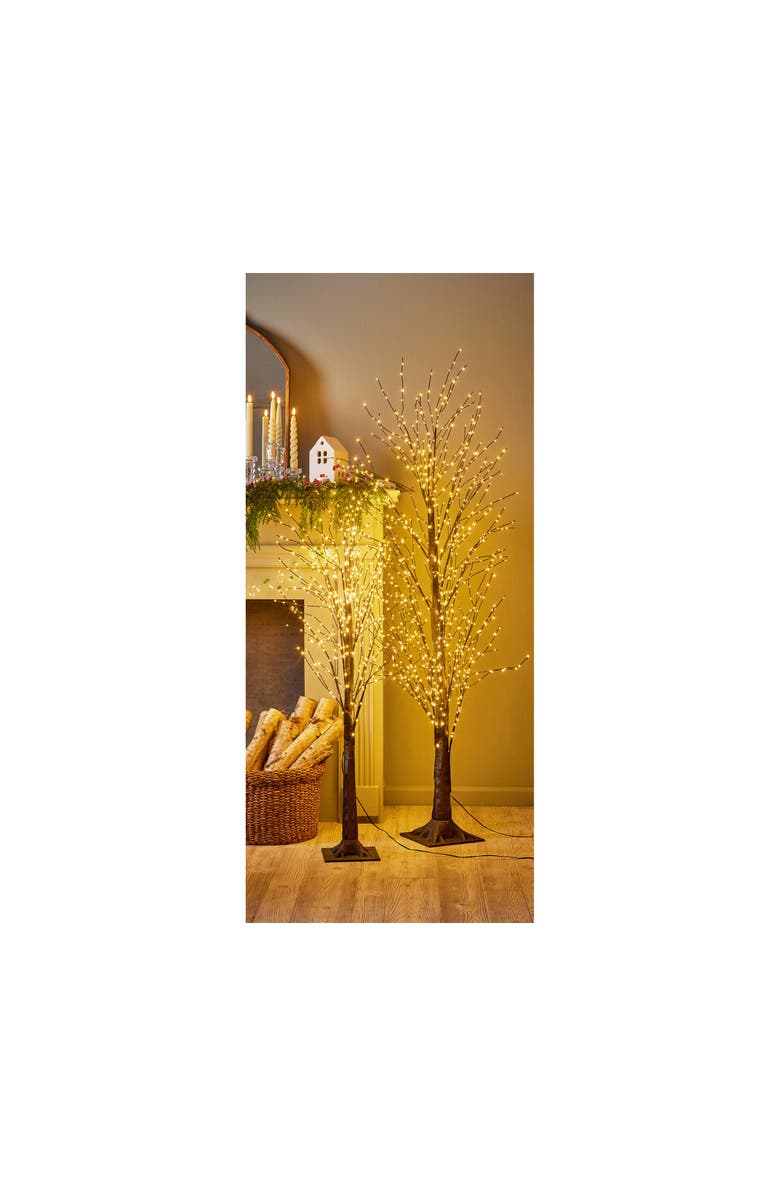 tag 4Ft Twinkle LED Pine Tree Multicolor Holiday Decor, Alternate, color, Multicolored