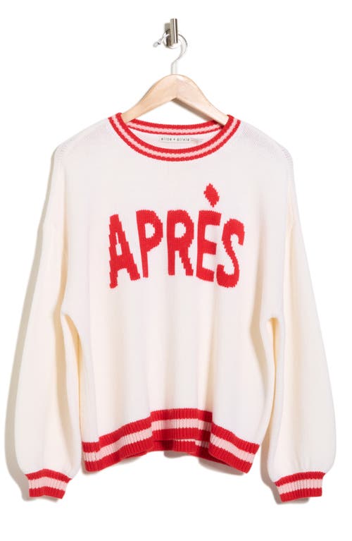 Alice And Olivia Odgen Apres Jumper In Multi
