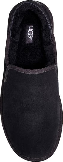 UGG kenton 黒　ブラック　24 Men's UGG Kenton – Cozy Wool-Lined Slip-On with Collapsible Heel