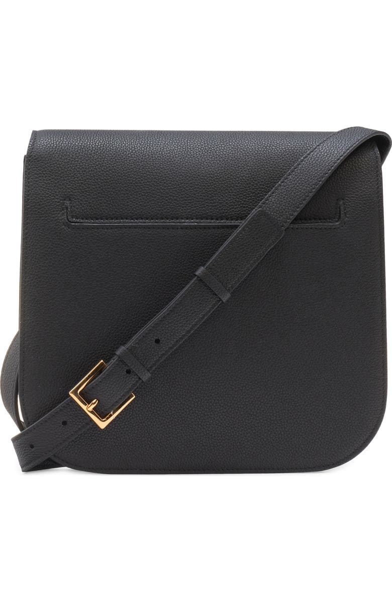 TOM FORD Medium Tara Leather Crossbody Bag, Alternate, color, 1N001 Black