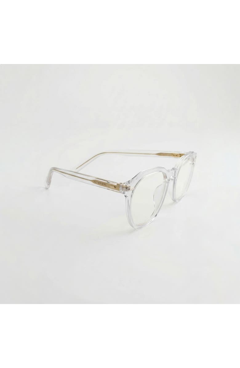 NCMPRBL Clearview 46mm Geometric Eyeglasses, Main, color, Clear