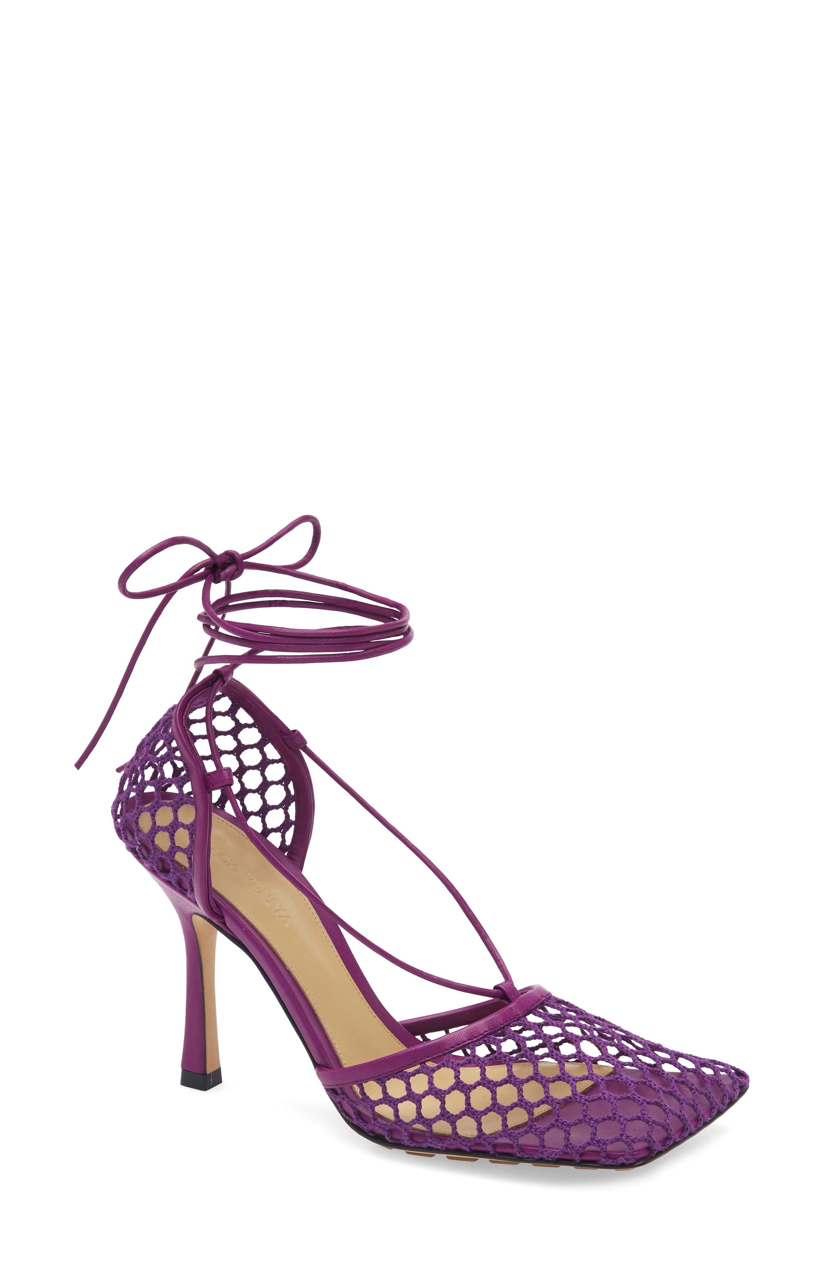 Bottega Veneta Stretch Lace-Up Sandal