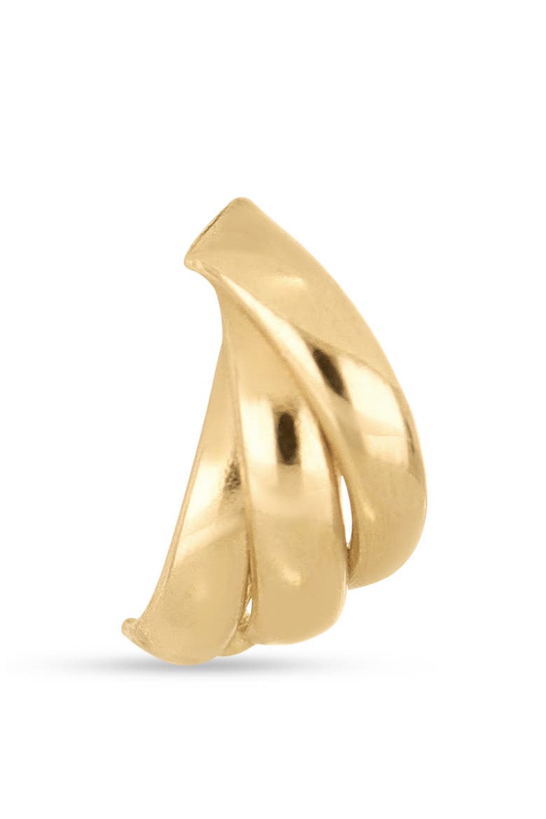 14k Gold 6mm Trio Stud Earrings, Alternate, color, 14K YELLOW GOLD