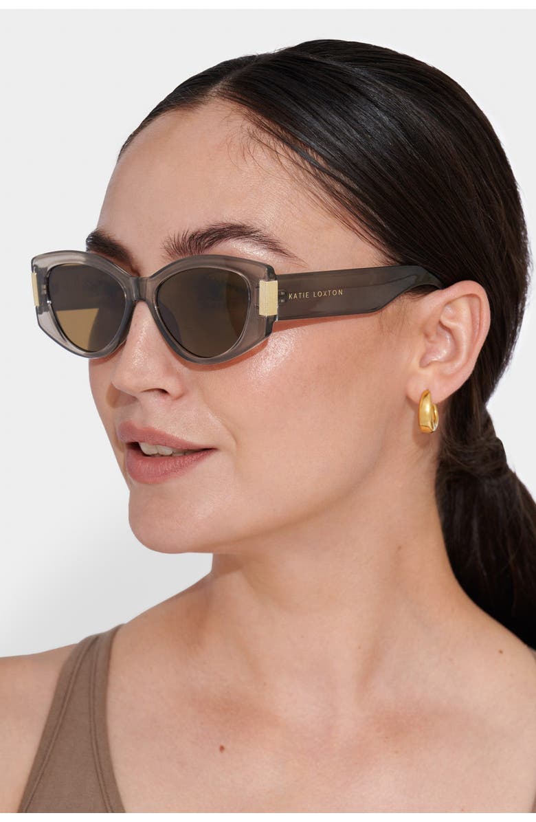 Katie Loxton Rimini Sunglasses in Mink, Alternate, color, Mink