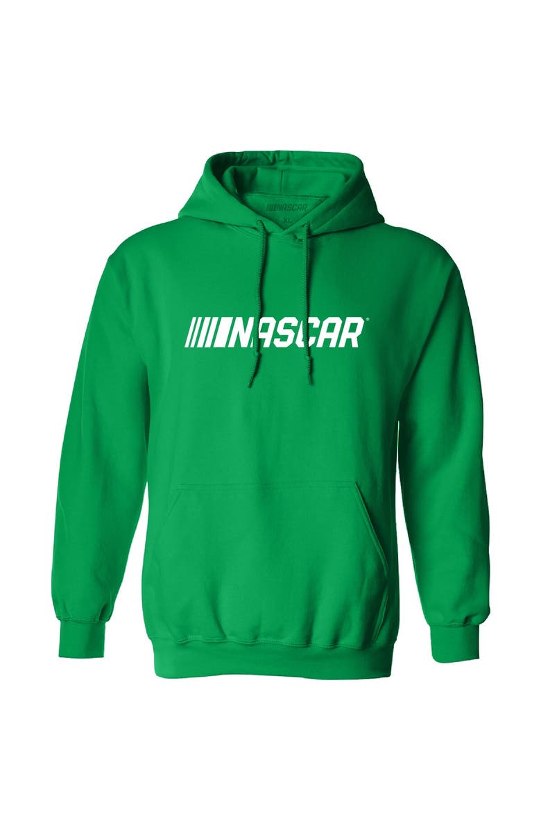 CHECKERED FLAG Men's Checkered Flag Sports Green NASCAR St. Patrick's Day Pullover Hoodie, Alternate, color,