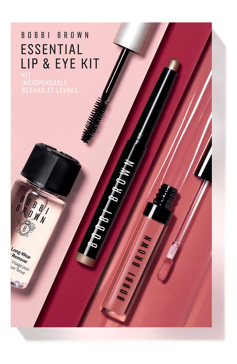 Bobbi Brown Essential Lip Gloss & Long-Wear Eye Makeup Set $116 Value, Alternate, color, 
