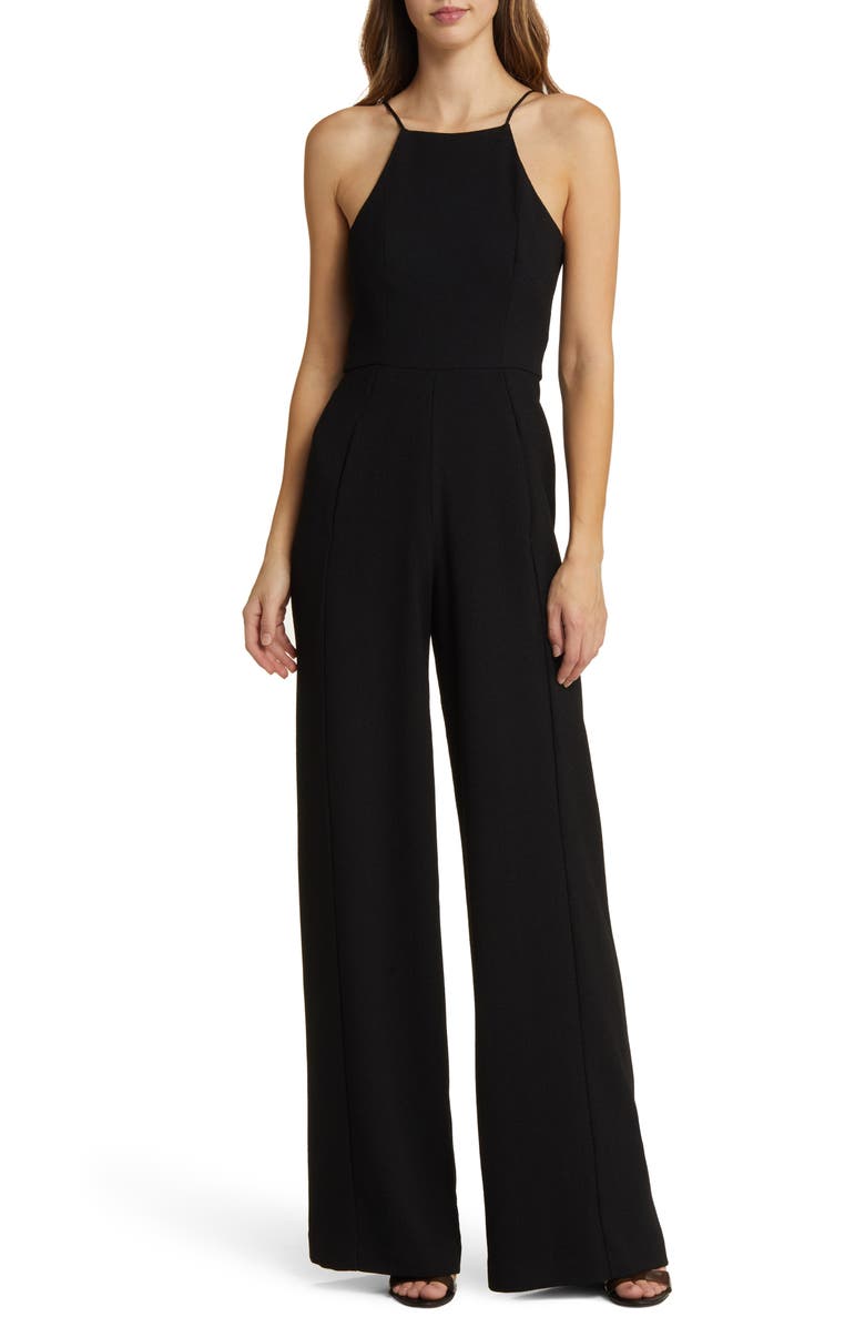 Black Halo Joaquin Wide Leg Jumpsuit, Main, color, 