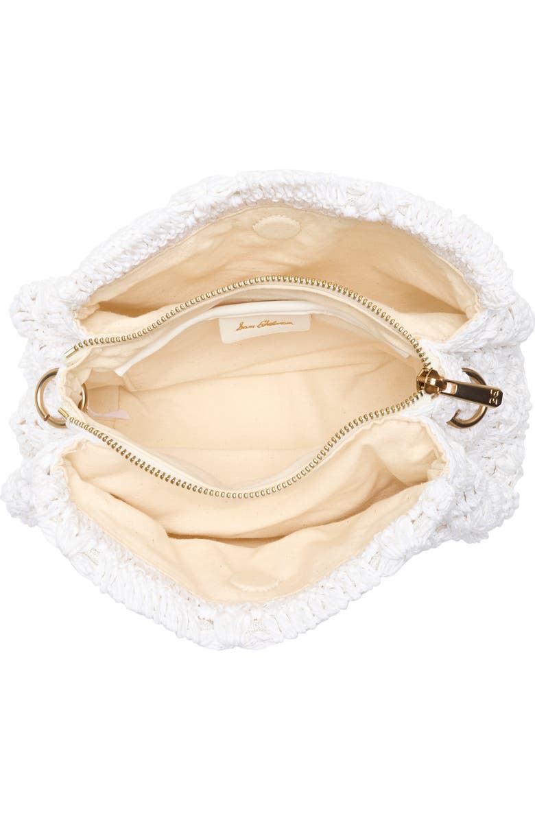Sam Edelman Layla Floral Raffia Shoulder Bag, Alternate, color,
