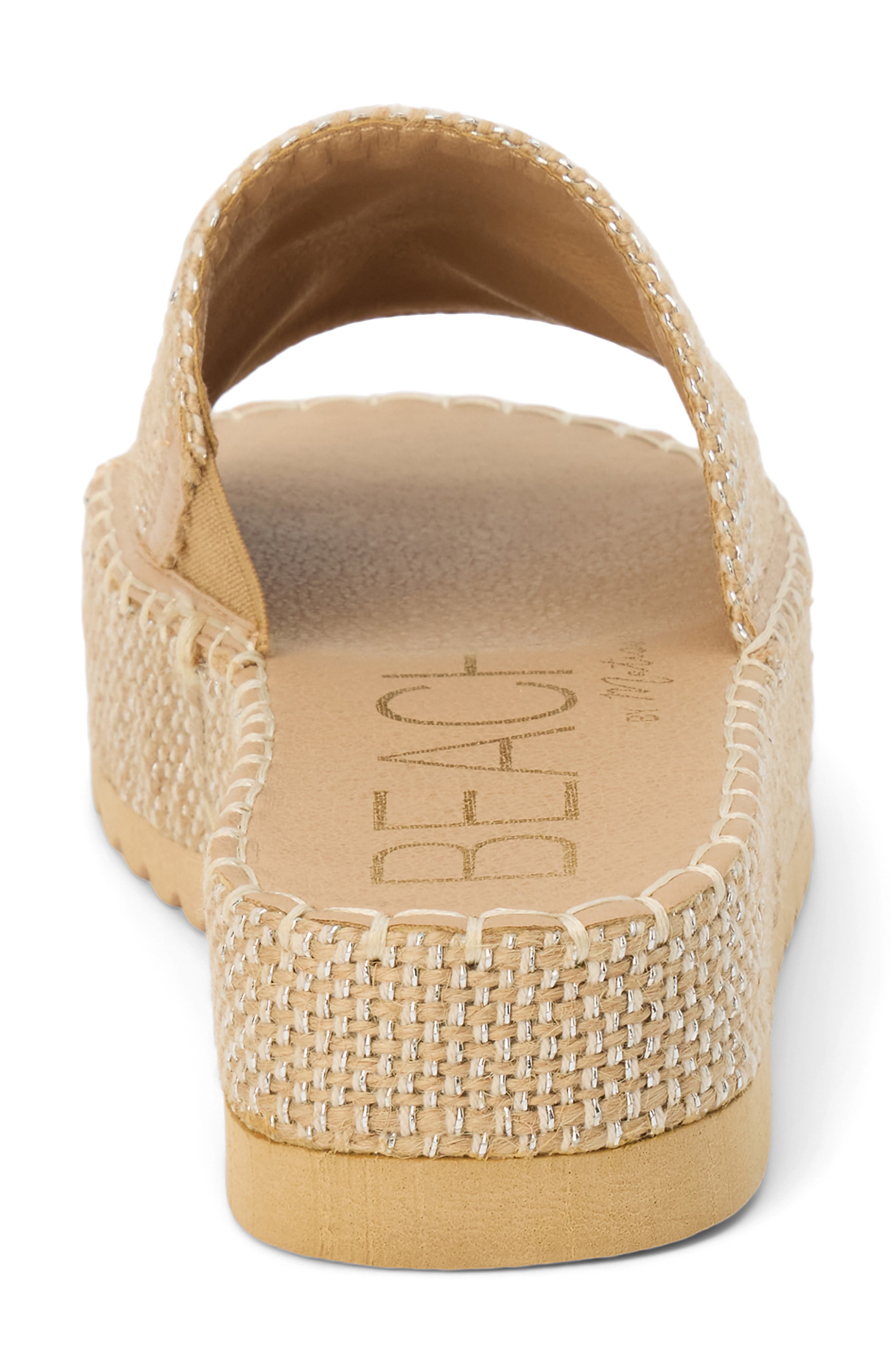 Del Mar Platform Slide Sandal, Alternate, color, GOLD SPECKLE