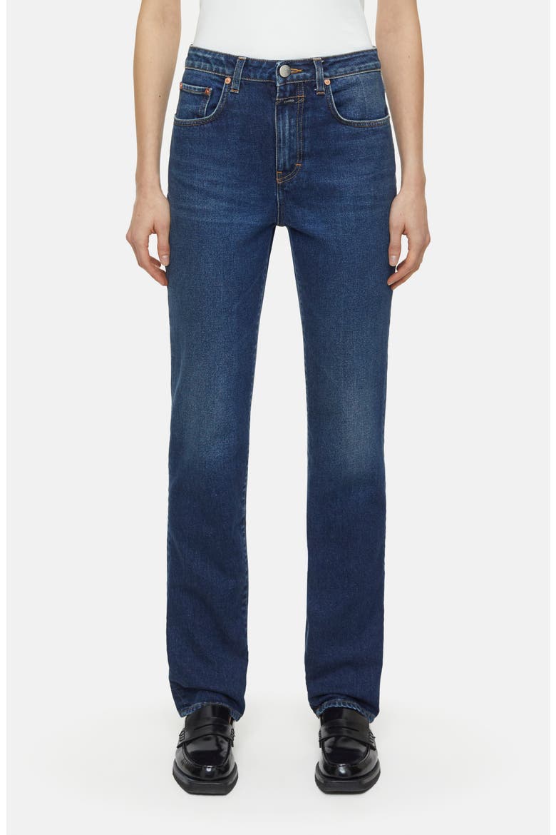 Jaylen Straight Leg Jeans, Main, color, DARK BLUE