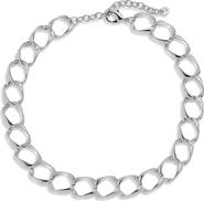 Nordstrom Oversize Curb Link Collar Necklace