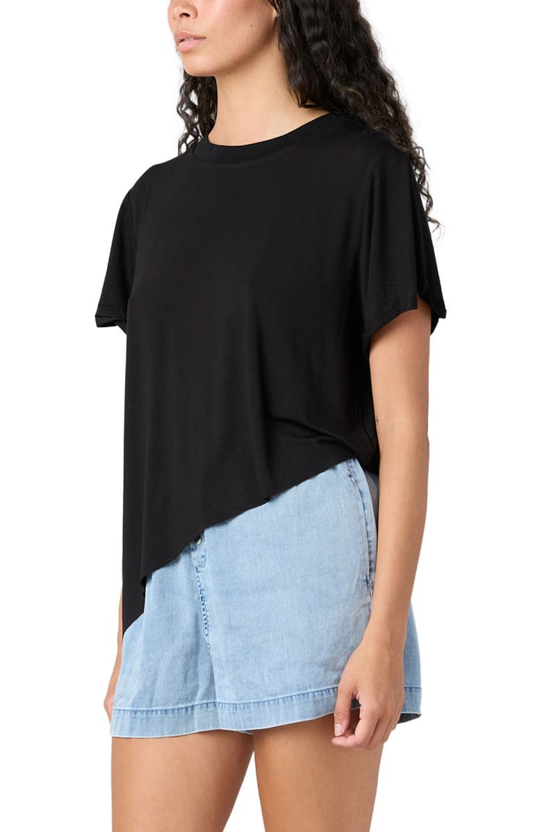 TT Studios Chloe Short Sleeve T-Shirt, Alternate, color, Black