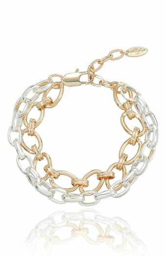 Mixed Metal Chain Bracelet