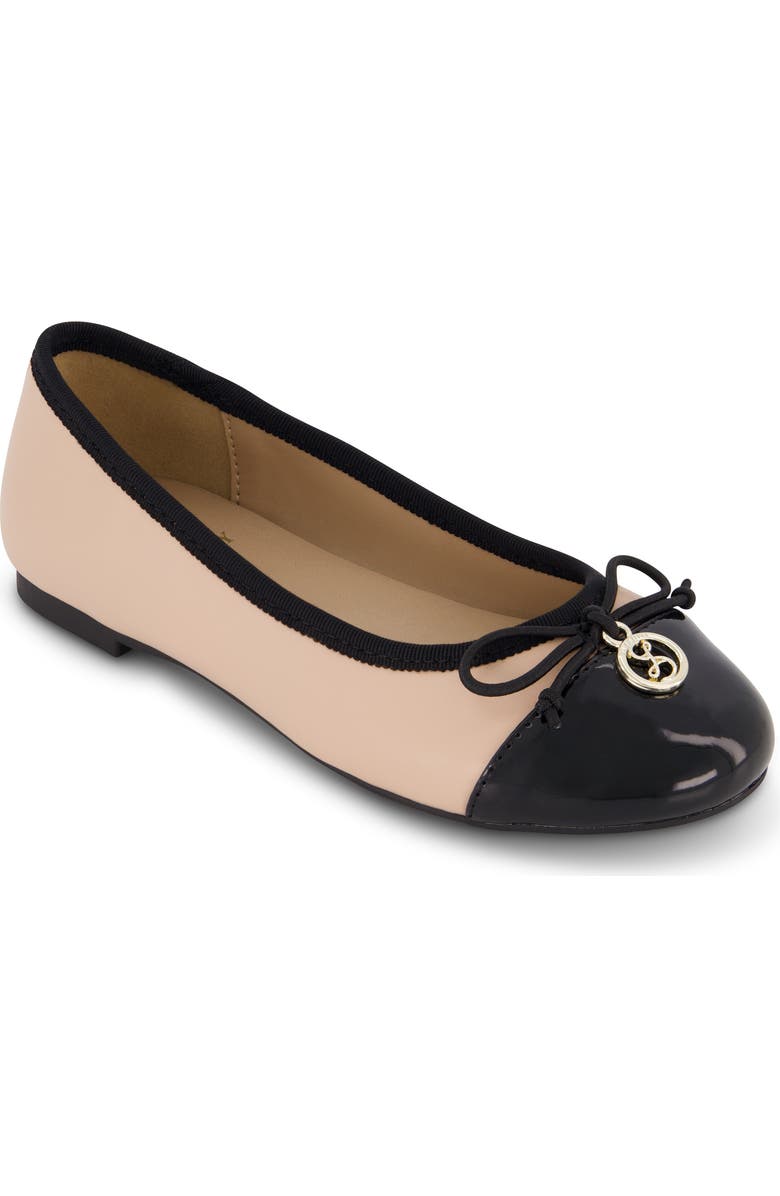 SAM & LIBBY Kids' Candice Avery Cap Toe Ballet Flat, Main, color, Tan