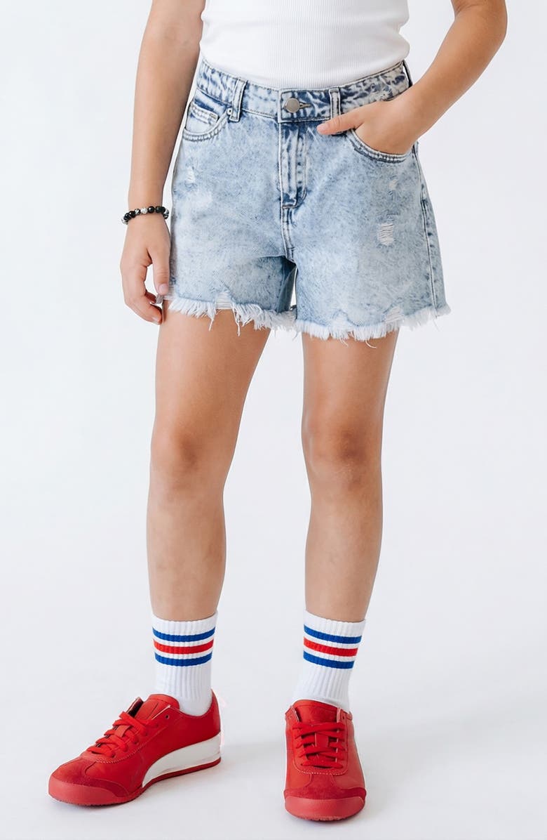 Joe's Jeans Kids' Ozzie Raw Hem Denim Shorts, Alternate, color, 