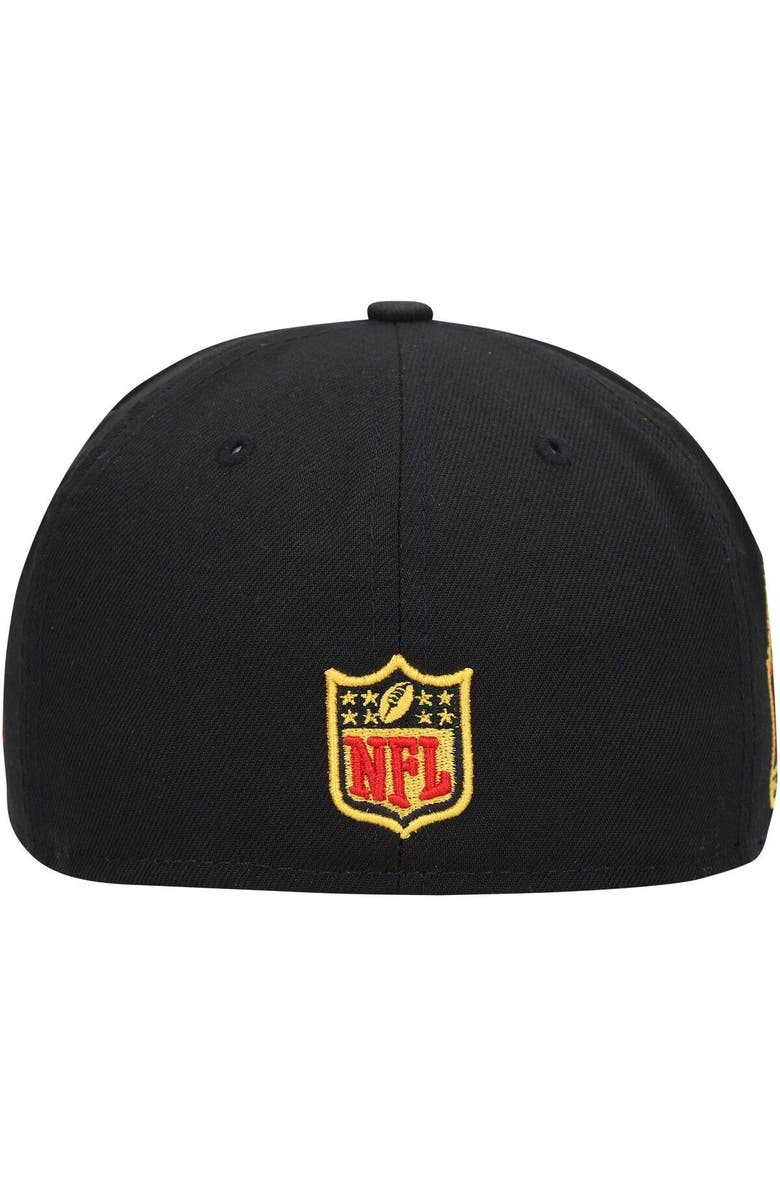 New Era Men's New Era Black Las Vegas Raiders 1993 Pro Bowl Cobra Kai Exclusive 59FIFTY Fitted Hat, Alternate, color, 