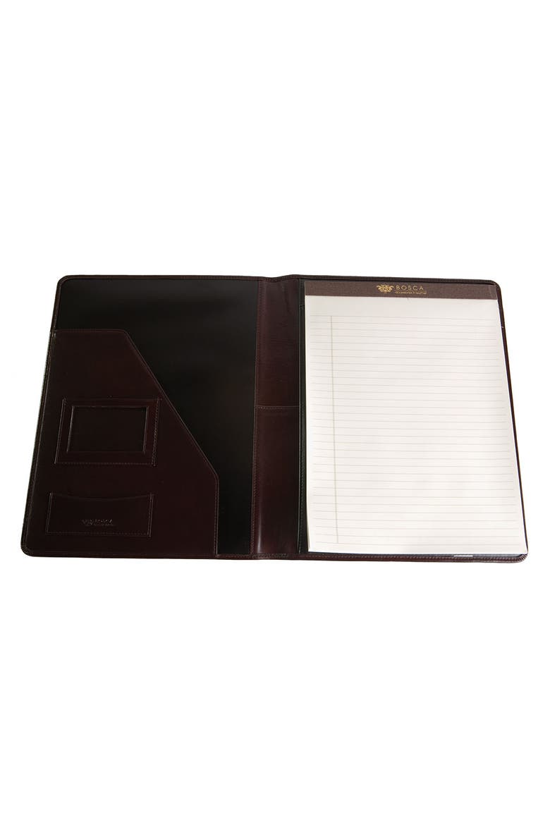 Leather Letter Pad Cover, Alternate, color, BROWN OLD LEATHER