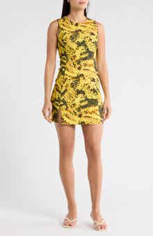 Desigual Print Fit & Flare Minidress