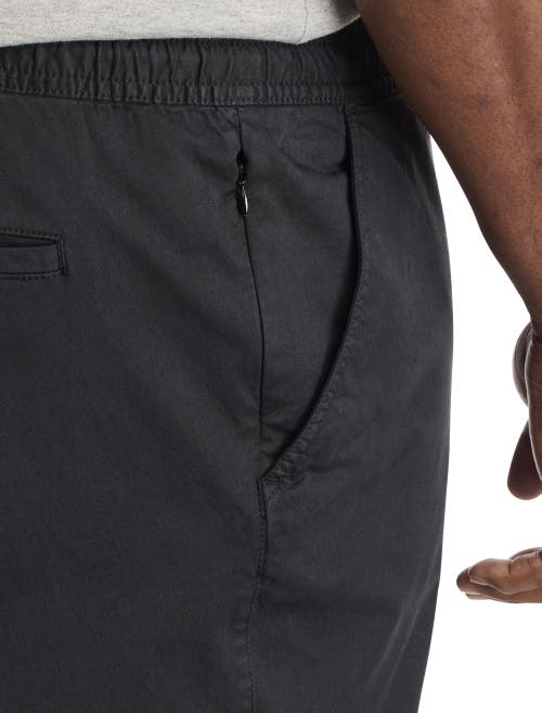 True Nation By Dxl Big & Tall All-day Slim Fit Joggers In Black