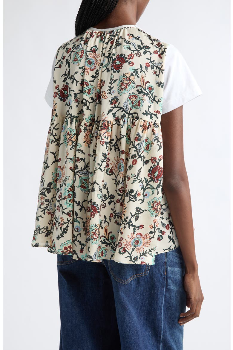 Mixed Media T-Shirt, Alternate, color, IVORY