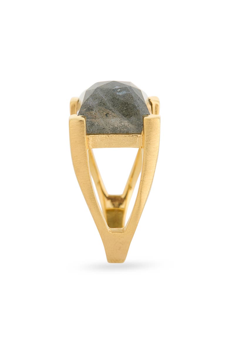 Mini Plaza Labradorite Ring, Alternate, color, LABRADORITE/ GOLD
