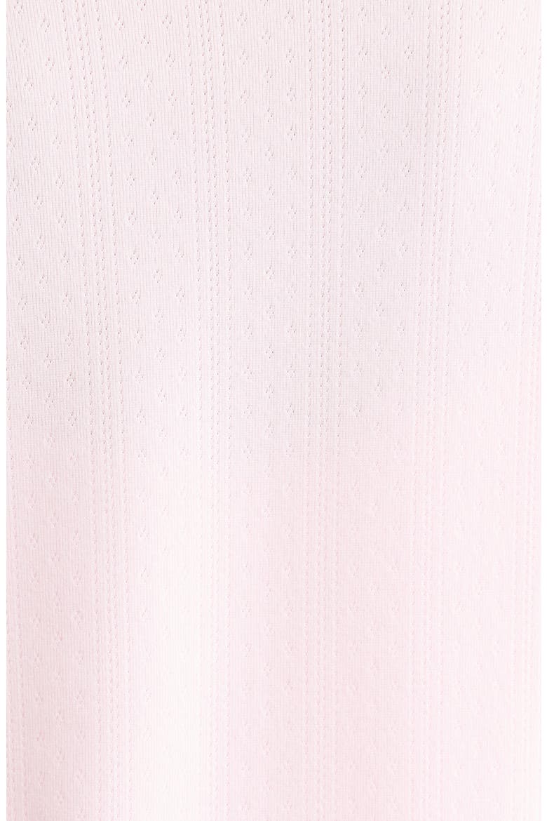 Blissful Pointelle Jersey Pajamas, Alternate, color, PINK