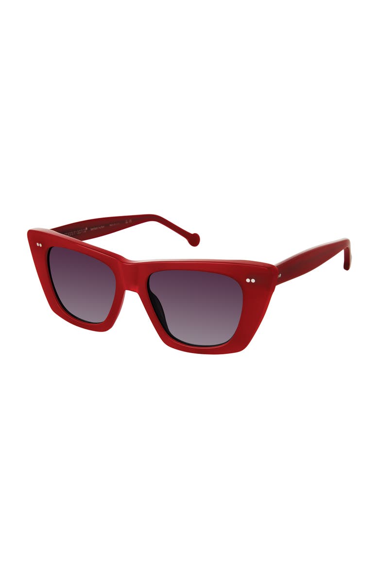 Magnifique Sunglasses, Main, color, Red Laquer
