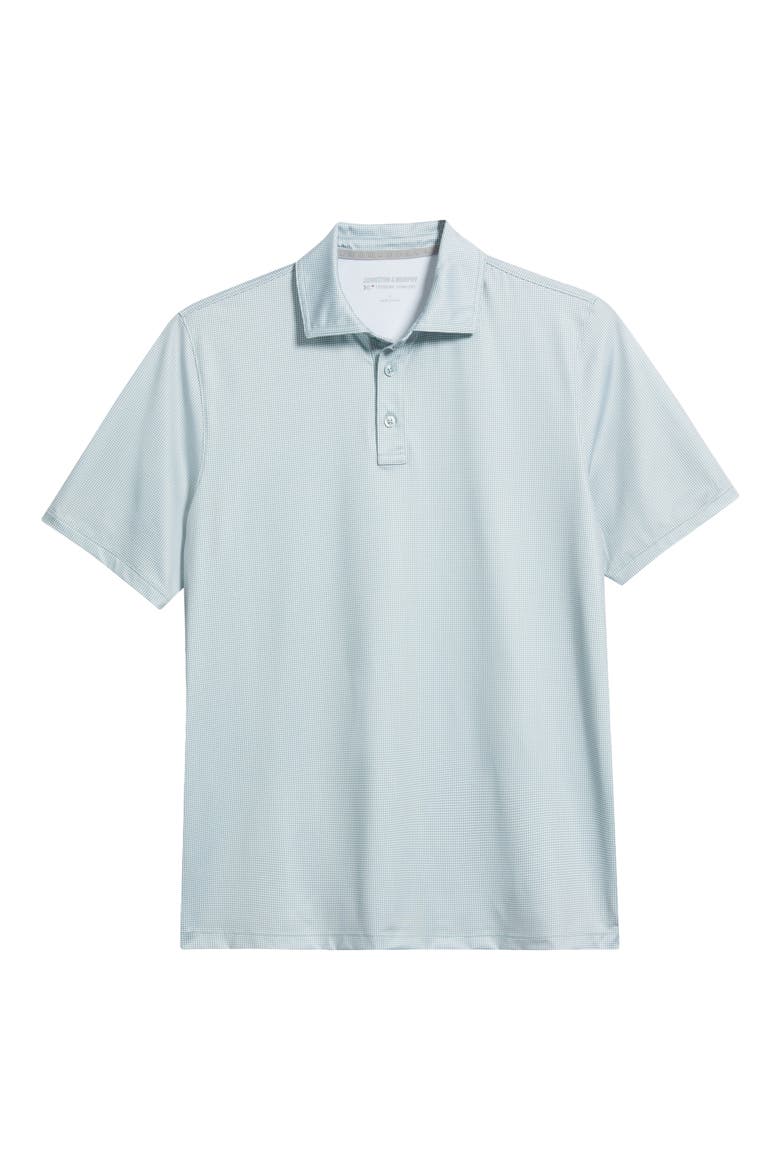 XC+™ Ace Micropattern Performance Golf Polo, Alternate, color, SAGE/ WHITE GINGHAM