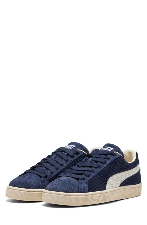 Suede Crochet Sneaker (Men)