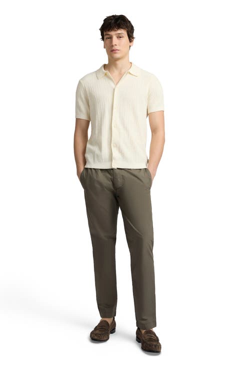 Boucle Rib Button Up Shirt