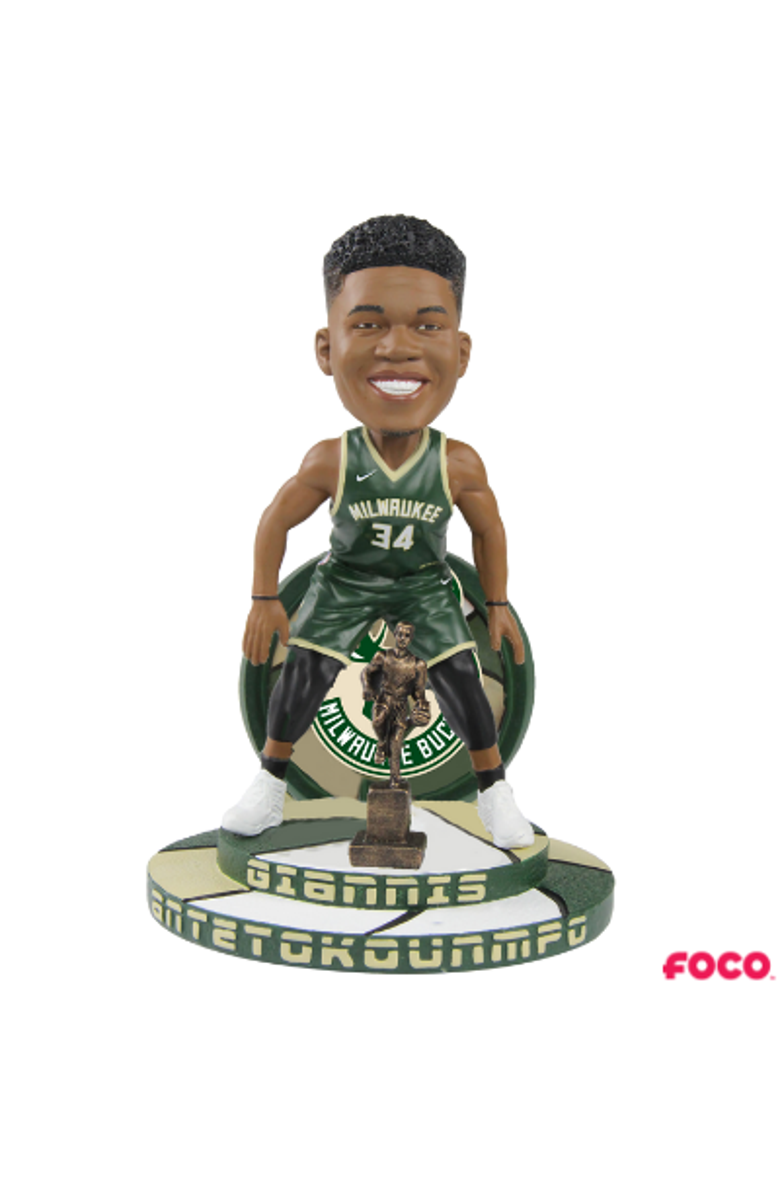 FOCO Giannis Antetokunmpo (Milwaukee Bucks) Defensive Player of the Year Bobblehead, Main, color, Multi-Color