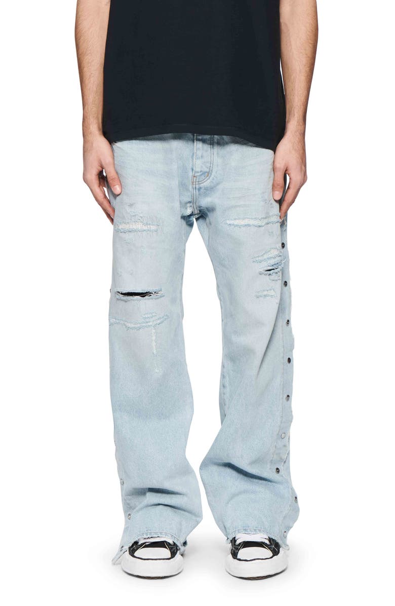 PURPLE BRAND Tearaway Distressed Jeans, Main, color,