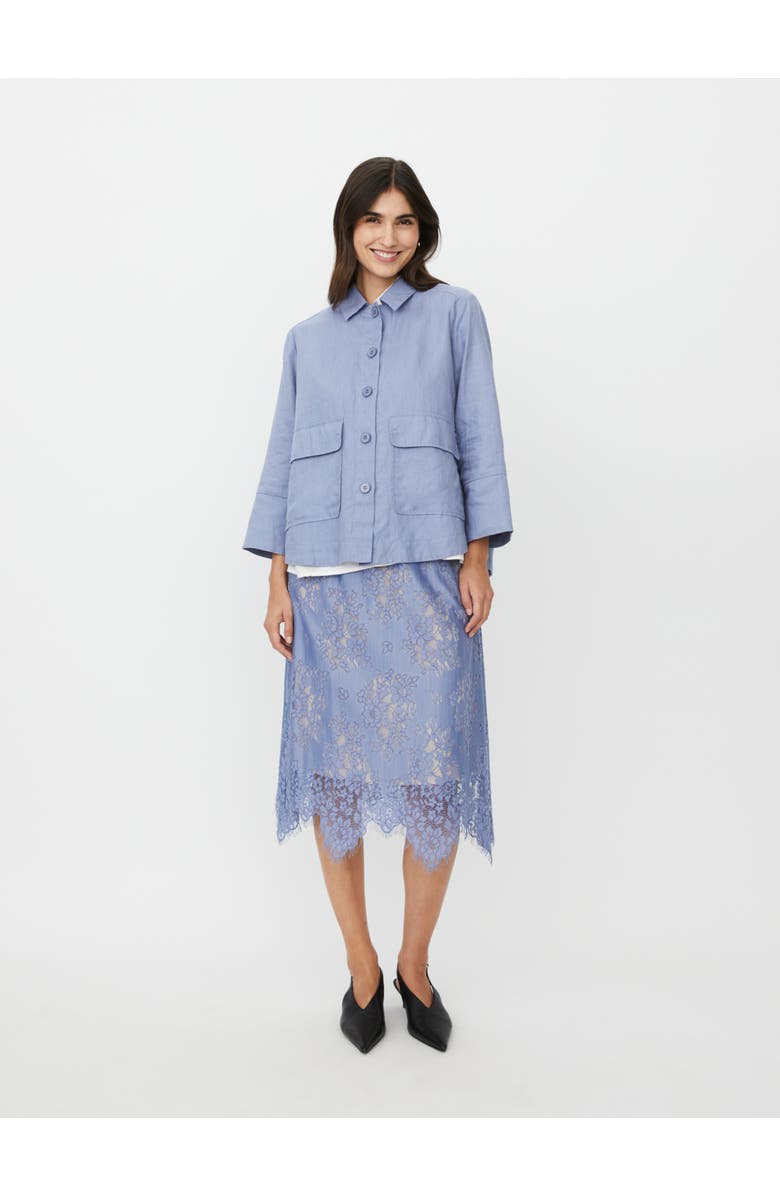 Masai Copenhagen MaJurelle Linen Overshirt, Alternate, color, Stonewash